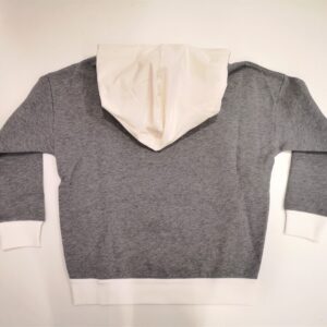 MONCLER Felpa grigia con cappuccio bambina - immagine 4