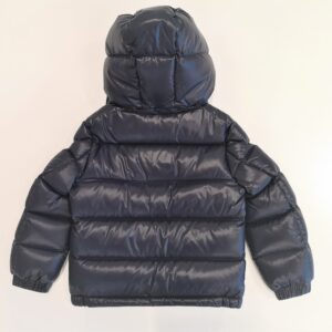 MONCLER Giubbotto blu in piuma Dumon bambino - immagine 5