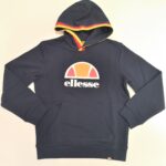 ELLESSE Felpa con cappuccio stampa logo blu