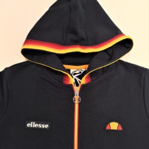 ELLESSE Felpa con zip stampa logo nera - immagine 3