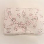 BLUMARINE BABY Fasciatoio da borsa con gufetti rosa