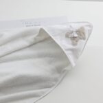 NANAN Accappatoio nascita Coccolo bianco neonata corredino