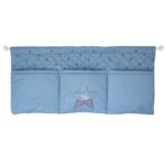 PICCI Portaoggetti da parete con asta Stella azzurro