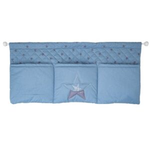 PICCI Portaoggetti da parete con asta Stella azzurro