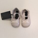 FENDI Scarpette ballerine panna in tessuto logato neonata