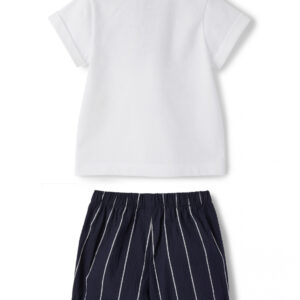 IL GUFO Completo bianco e blu bambino - immagine 4