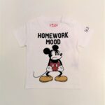Mc SAINT BARTH T-shirt bianca manica corta Mickey Homework mood