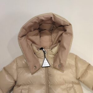 MONCLER Giubbotto Selen beige bambina - immagine 4