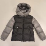 MONCLER Giubbotto Nuruye grigio bambino