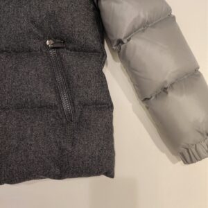 MONCLER Giubbotto Nuruye grigio bambino - immagine 5