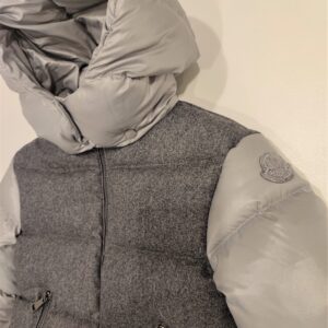 MONCLER Giubbotto Nuruye grigio bambino - immagine 4