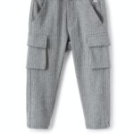 IL GUFO Pantalone cargo in jersey bambino
