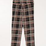 ELISABETTA FRANCHI Leggings check chain