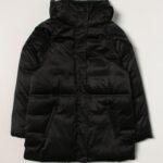 ELISABETTA FRANCHI Giubbotto nero effetto raso