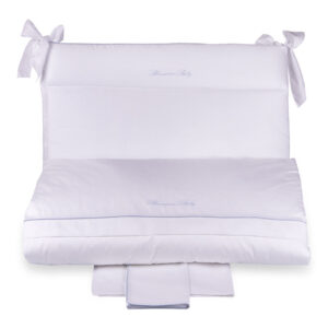 BLUMARINE BABY Completo copripiumino lettino Collezione Baby Blu corredino neonato - immagine 7