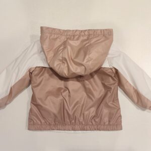 MONCLER Giubbotto leggero bianco e rosa bambina Arilas - immagine 3