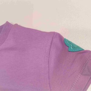 MONCLER T-shirt manica corta lilla bambina - immagine 3