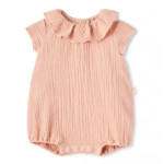 TEDDY & MINOU Tutina pagliaccetto frappé neonata