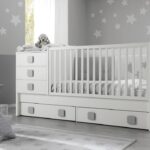 ERBESI Lettino Easy trasformabile con materasso