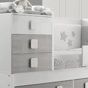 ERBESI Lettino Easy trasformabile con materasso - immagine 4