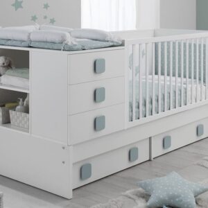 ERBESI Lettino Easy trasformabile con materasso - immagine 8