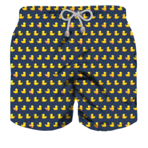 Mc SAINT BARTH Costume pantaloncino stampa Ducky leggero