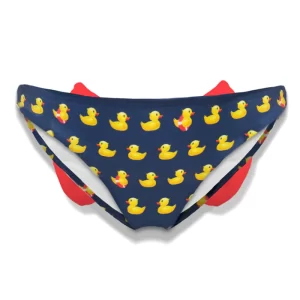 Mc SAINT BARTH Costume monokini stampa Ducky con fiocco rosso - immagine 2