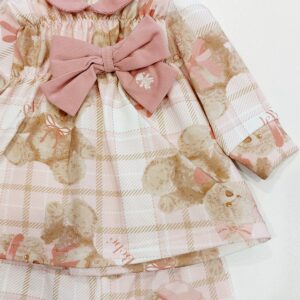 LE BEBE' Coordinato con completo stampa orsacchiotti corredino nascita neonata - immagine 3