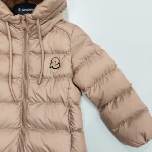 INVICTA Giubbotto rosa cipria lungo con cappuccio bambina - immagine 3