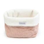 BAMBOOM  Cestino portaoggetti per il bagno o la stanzetta rosa