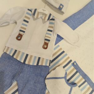 SARTORIA DEI PICCOLI Completo nascita 6 pezzi corredino neonato - immagine 2