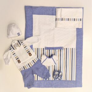 SARTORIA DEI PICCOLI Completo nascita 6 pezzi corredino neonato