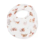 BAMBOOM Bavetta in cotone e bambù con stampa farfalle