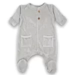 BAMBOOM Tutina in ciniglia grigia