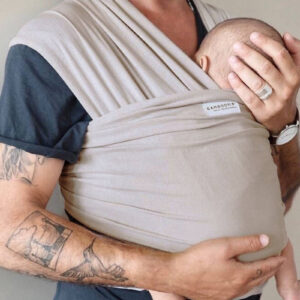 BAMBOOM Fascia porta bébé beige - immagine 3