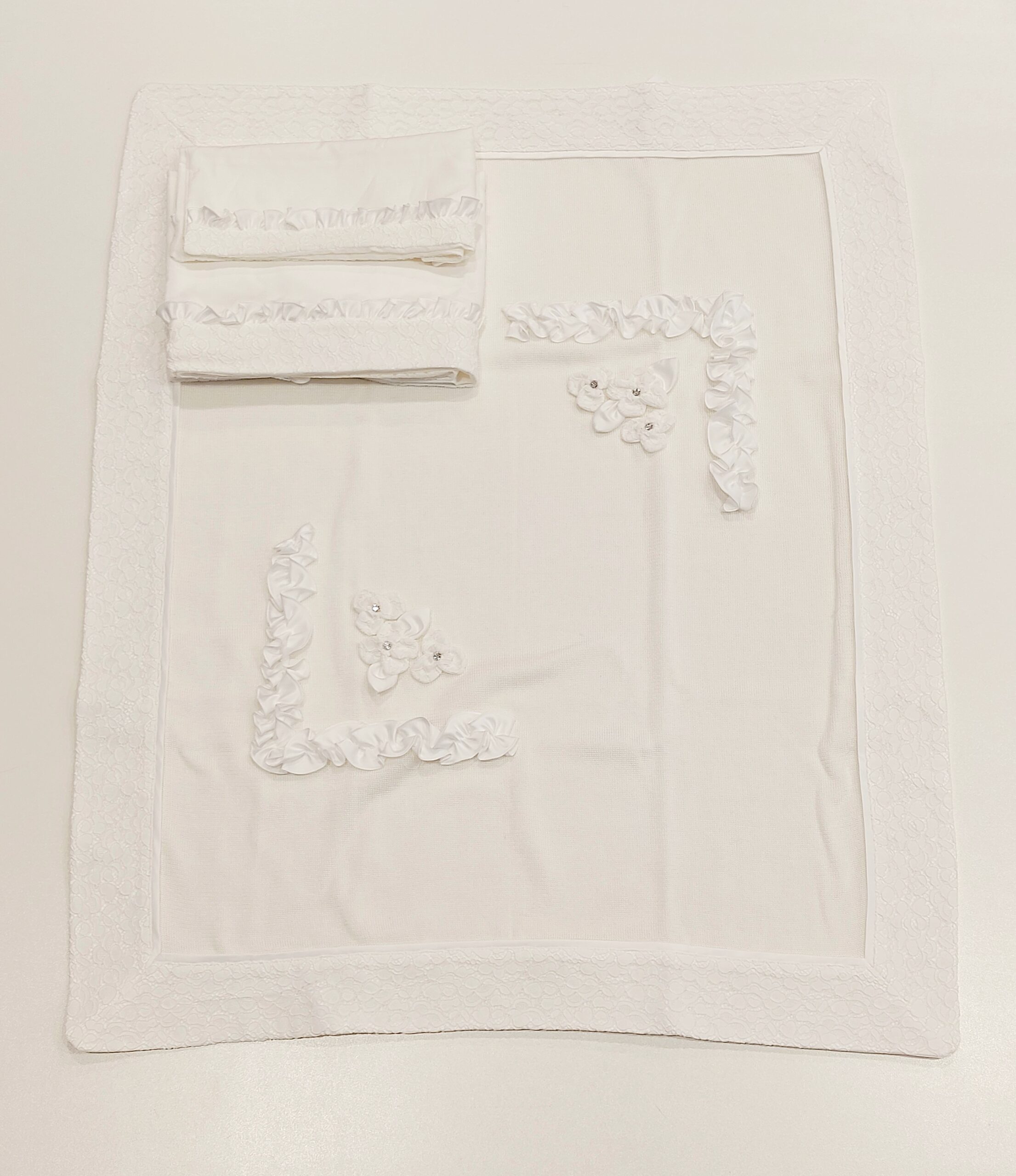 20230224_194849 MODI' Linea Minù Copertina con lenzuolino corredino neonata - immagine 1