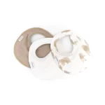 BAMBOOM Set bavette 3 pezzi con stampa orso