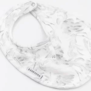 BAMBOOM Set bavette 3 pezzi con stampa cigni - immagine 3