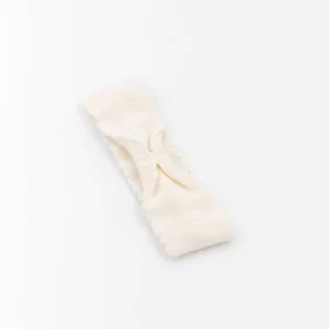 BAMBOOM Fascetta in maglia bianca - immagine 3