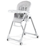 PEG PEREGO Seggiolone Prima Pappa Follow me Linear Grey