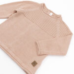 BAMBOOM Maglia apertura dietro a costine Rosa