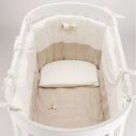 NANAN Piumone per lettino ovale - set 4 pezzi