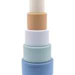 BAMBOOM Torre di cubi azzurro