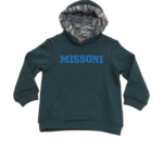MISSONI Felpa verde bambino