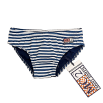 Mc SAINT BARTH Costume slip righe blu