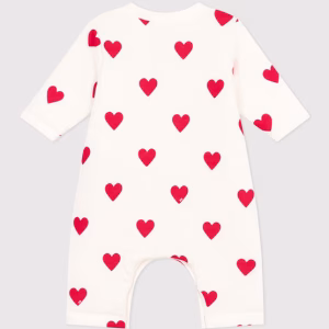 PETIT BATEAU Tutina imbottita cuori - immagine 5