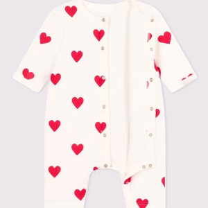 PETIT BATEAU Tutina imbottita cuori - immagine 3