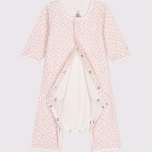 PETIT BATEAU Tutina con fiorellini rosa - immagine 5