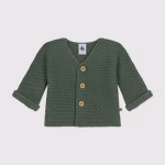 PETIT BATEAU Giacchino tricot verde