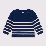 PETIT BATEAU Pullover in cotone a righe